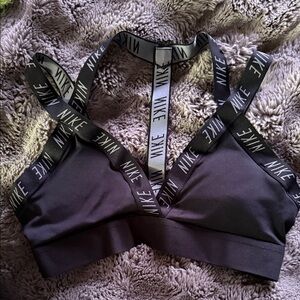 Nike Women's Black Strappy Sports Bra